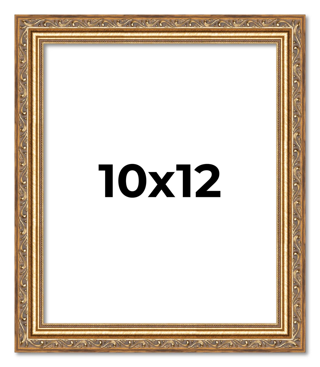 10x12 Museum-Quality Picture Frame with UV-Resistant Acrylic & Acid-Free Backing, Available in 4 Finishes - Gold, Silver, Bronze, and Black